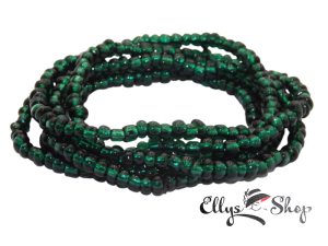 Bratari elastice din margele verde smarald 1